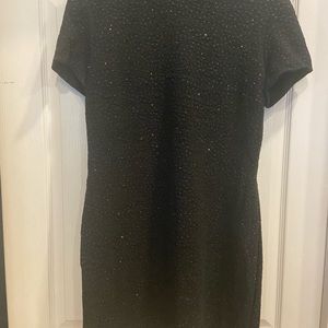 Little Black Dress LBD with silver Sparkle